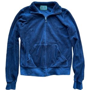 Y2K Vintage Juicy Couture Terry Zip Up Size L